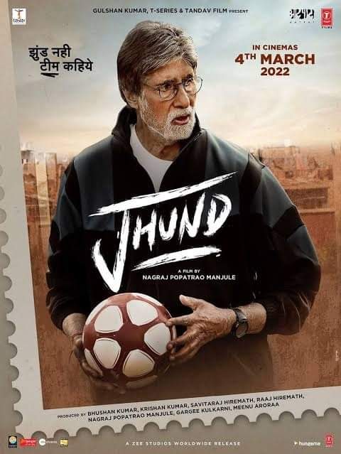ArunkumarSpeaks's tweet photo. चित्रपट हिट होणारच.
#Jhund #झुंड_पे_बोल @massmaharashtr
@Nagrajmanjule @SrBachchan @rinkurajguru_ https://t.co/VpiSxv4Fa0