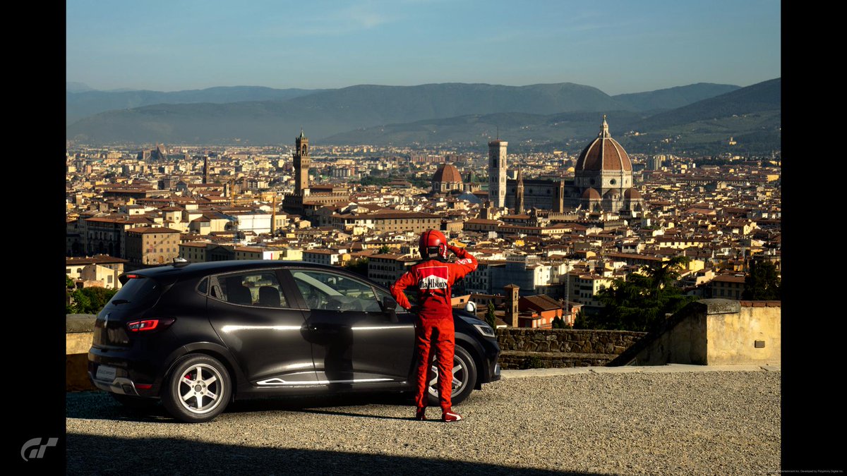 Hondrus's tweet photo. #GranTurismo7 #Florence #Clio https://t.co/D4gbkovrTk