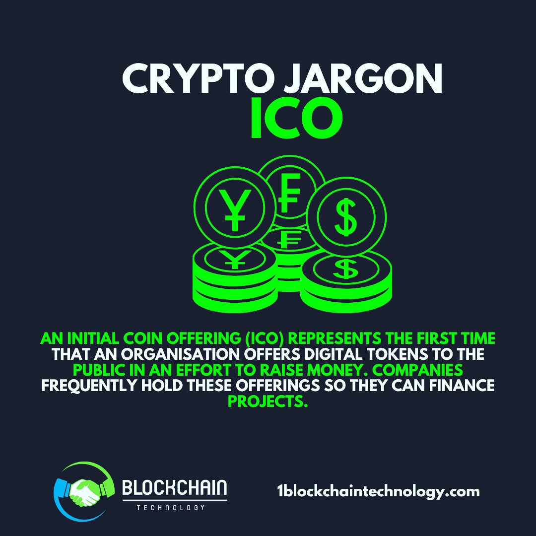 1Blockchaintech's tweet image. #ICO #Cryptojargon