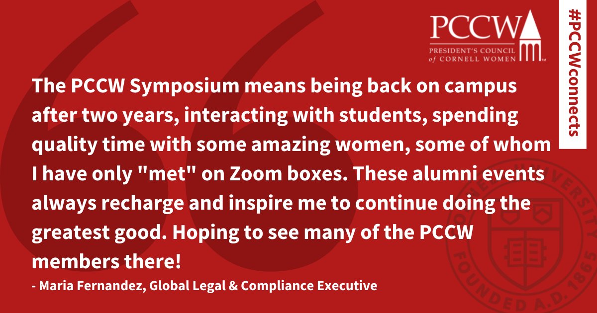 Did you know that PCCW has give over $340M to women-driven projects since inception to advance women-led, innovative research and micro-grants to women-led student organizations.  Give the Greatest Good by visiting: bit.ly/3tCqCv0
#pccwconnects#cornelluniversity