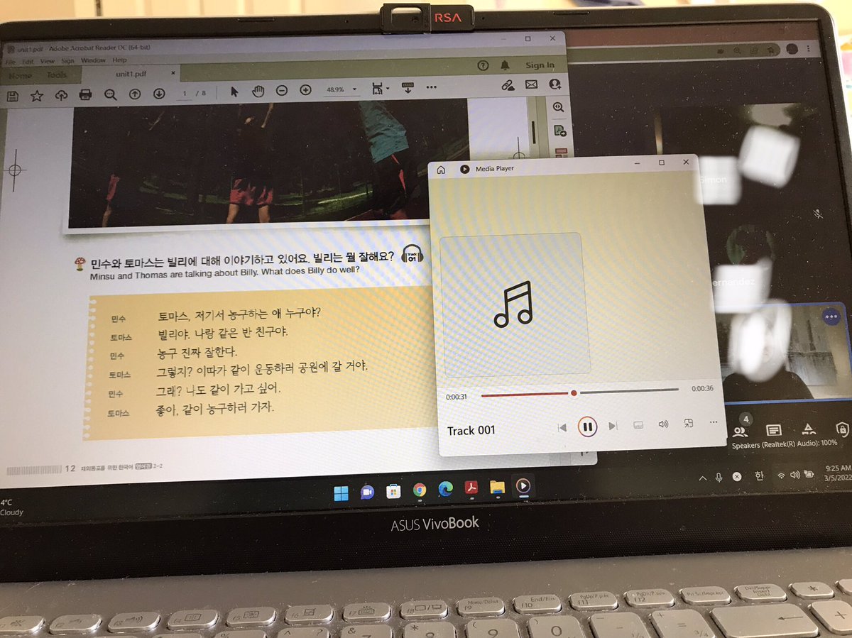 2_korean's tweet photo. 2021-2022 Korean Class

9:00-10:40 Low group 
10:40-10:55 Break time
10:55-12:30 High group

Pray for Ukraine 🙏 
@MarianneKayed @OCSBContEd 
#Korean #OCSBILP https://t.co/02Mkkq9dM7