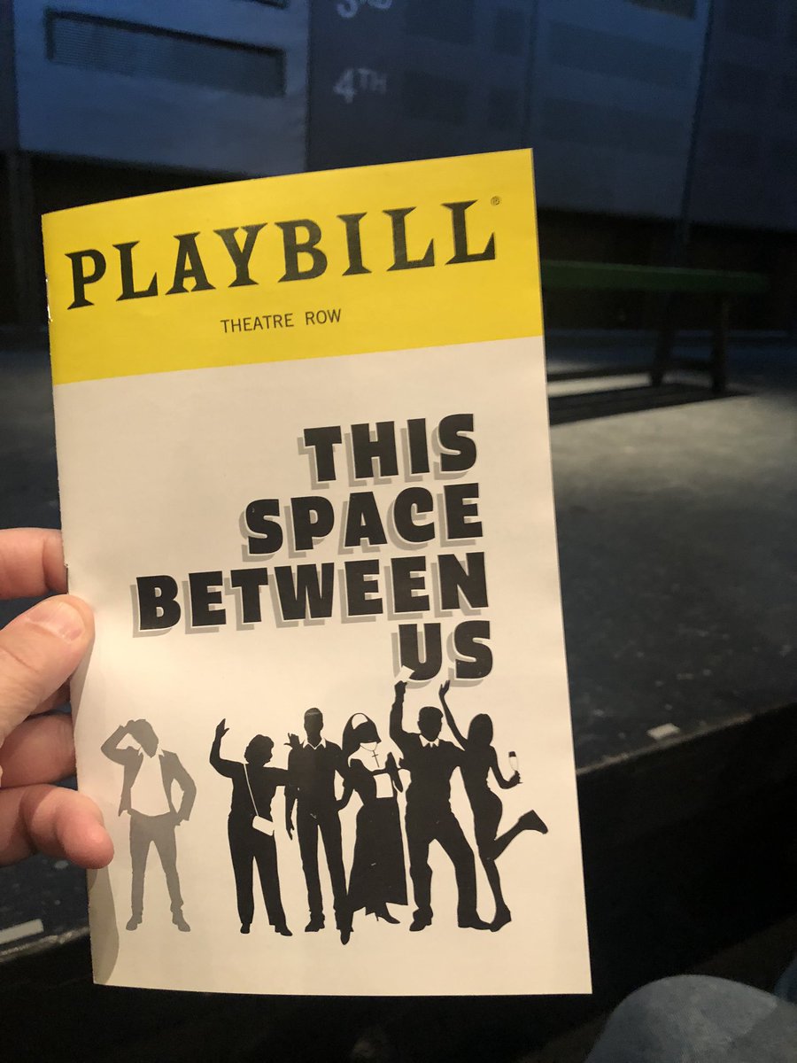 theGuyInNewYork's tweet photo. I saw a wonderful off-Broadway show in previews — This Space Between Us. The comedy was insanely well acted with deep insights into a dysfunctional family from author @gil_sheridan My view: “a modern day ‘All in the Family’” Go see #ThisSpaceBetweenUs in Theatre Row (42nd St.) https://t.co/9glFBuuEWg