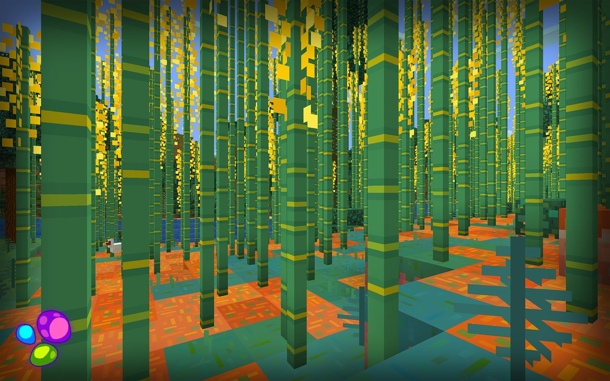 Another very early screenshot of my second texture pack project.  I'm very happy with these colors.