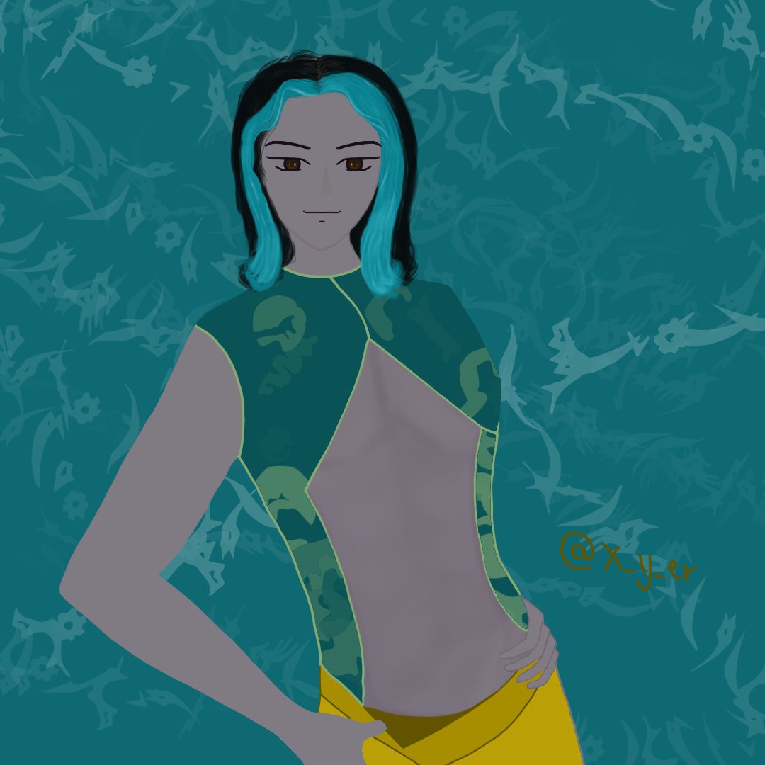 x_y_er's tweet photo. Finished! Hi all I have reached  50 moots woohoo and to celebrate that I  will be drawing the 1st person to comment OC of their choice (Nothing sexually explicit plz)
#artshare #arttwt #artistsontwitter #artmoots https://t.co/DD2nAX7YwN
