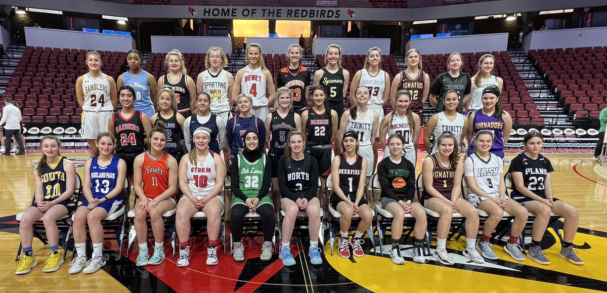 🏀3⃣🏀 #IHSA THREE-POINT SHOWDOWN

Class 4⃣A
🥇 Jocelyn Canellis, Sandburg (13)
🥈 Trinity Davis, Bradley-Bourbonnais (11)
🥉 Sidney Rogers, Glenbrook South (8)
🏅 Aubrey Schultz, Lincoln-Way West (6)

Congrats to all the qualifiers &amp; 4A champ Jocelyn Canellis from Sandburg!!!