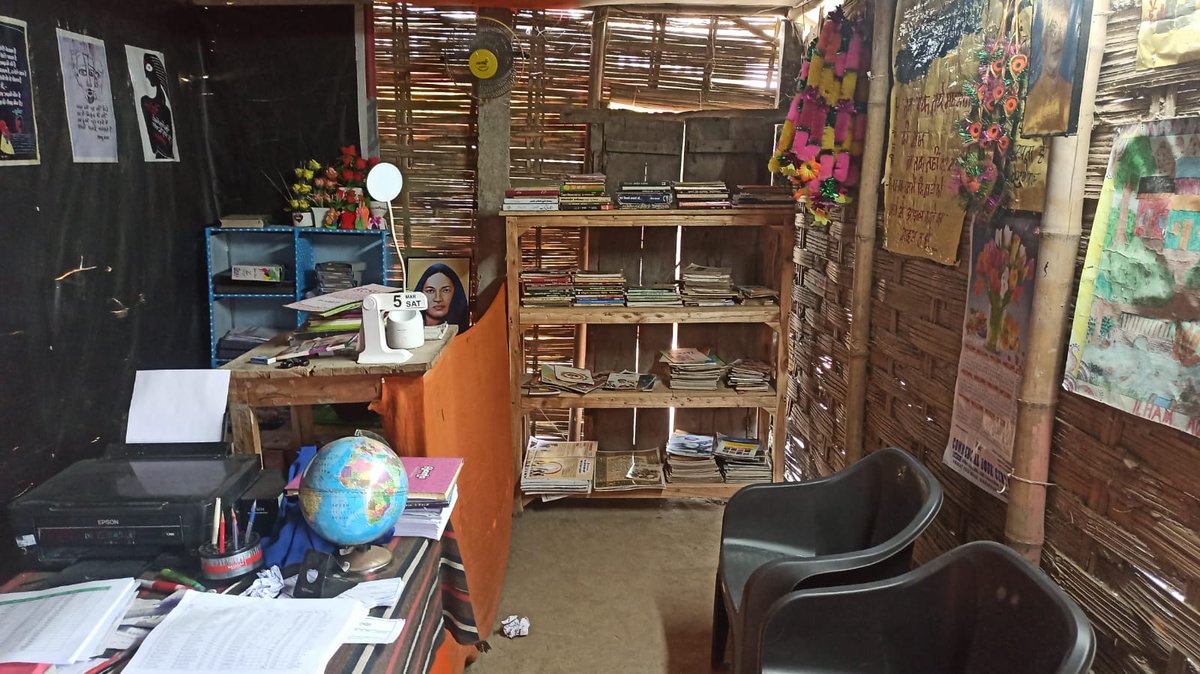 varungrover's tweet photo. Urgent help needed to restore and save the two community libraries being run in Kishanganj (Bihar) by Seemanchal Library Foundation. 

The library structures are shaky and might not survive the rains. 

Contribute whatever amount you can. (See last pic for transfer details.) https://t.co/U194SWe4aG