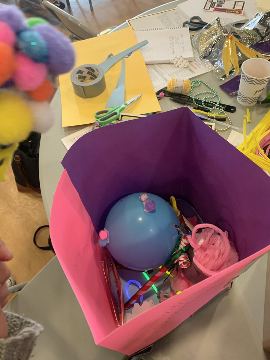 Break down that box of traditional schooling and bring back joy, empathy, community, self care, PBL, and equity! #designcamp #dtk12chat