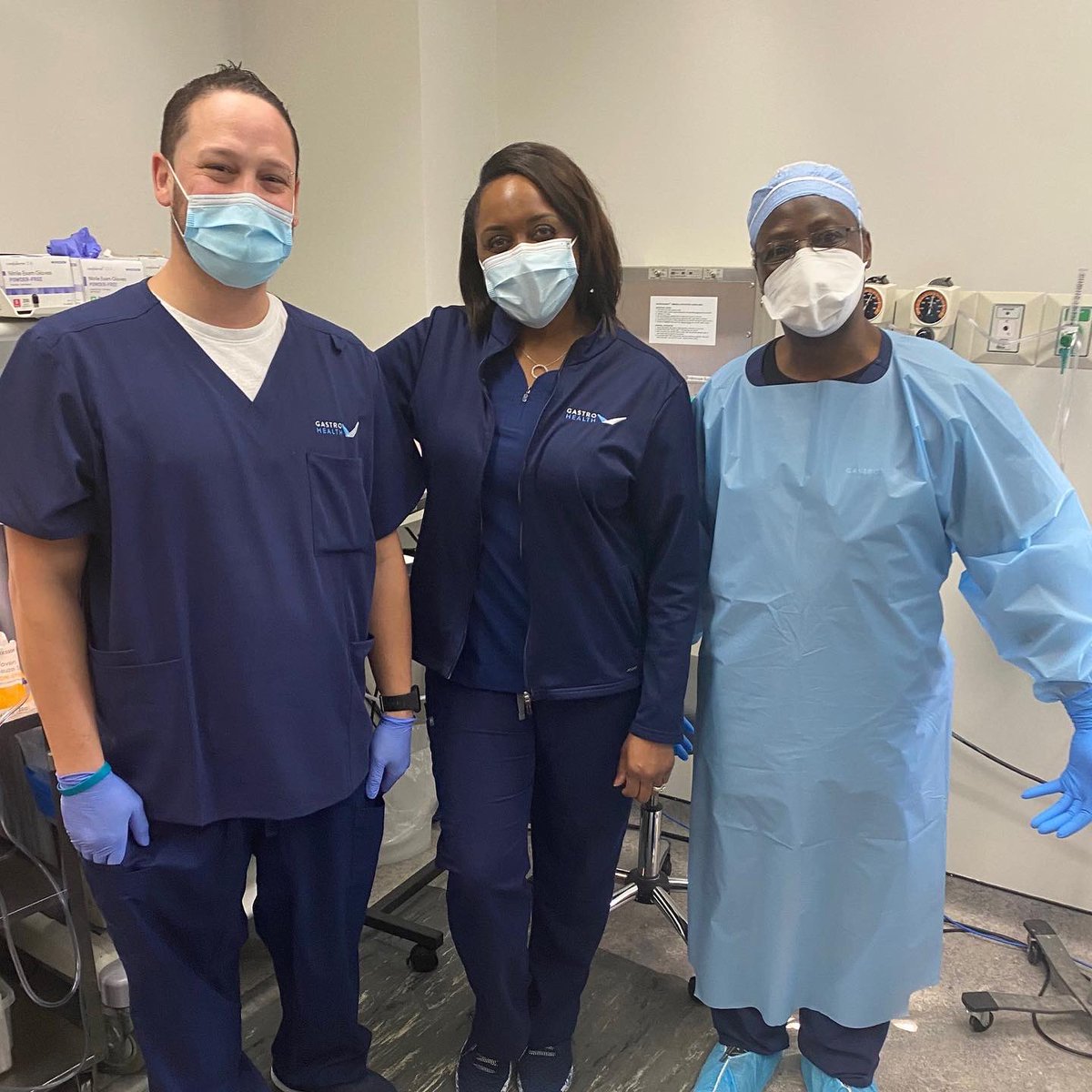 GastroHealthLLC's tweet photo. Today our Fairfax teammates had their annual VIP Colonoscopy Day for healthcare workers during #ColonCancerAwarenessMonth💙
Thank you to everyone who was a part of this amazing day!
#GetChecked #GetScreen #Colonoscopy #Gastroenterology #TeamGastroHealth https://t.co/3EStxpkqKE