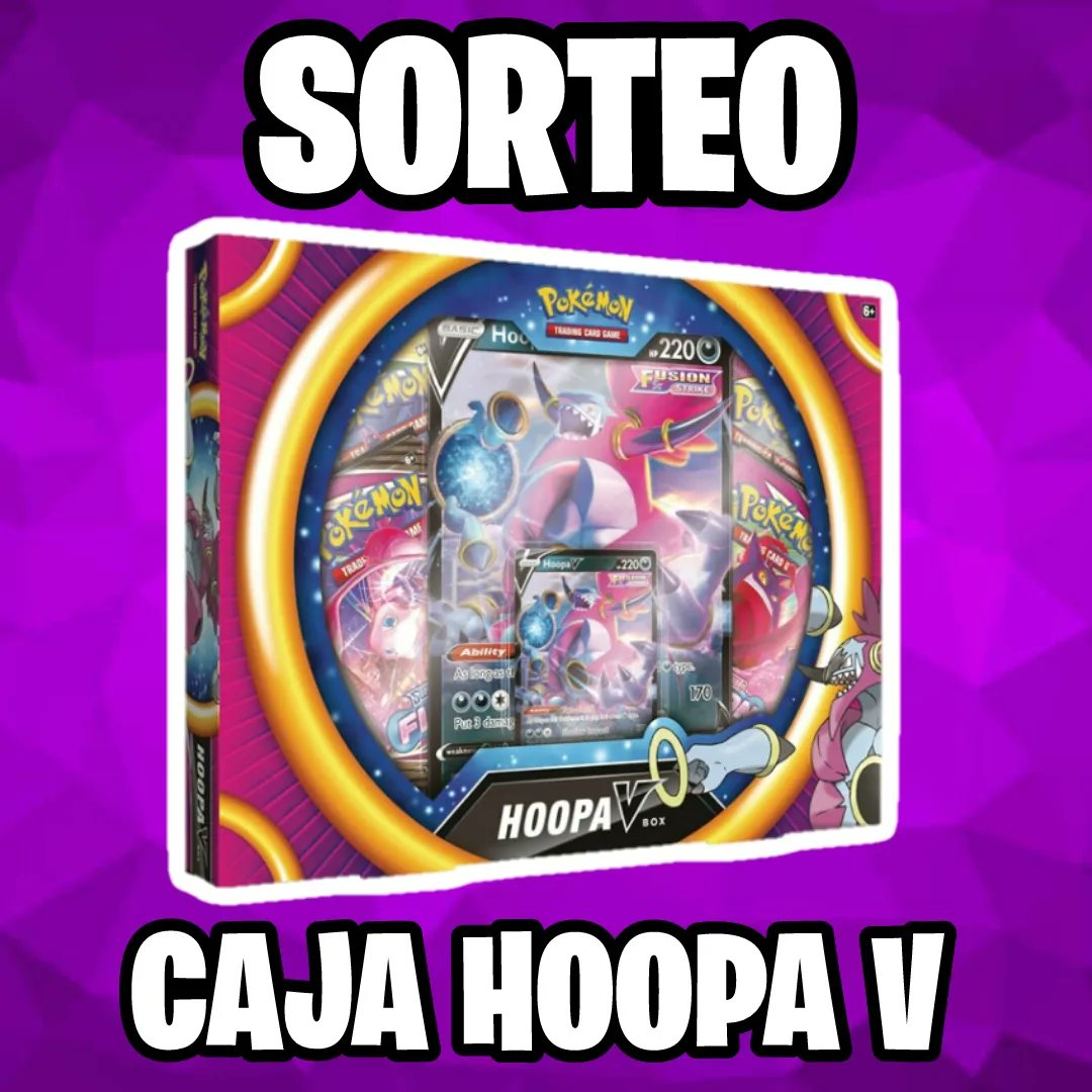 🎁¡Sorteo de Caja Hoopa V!🎁

1⃣ Sígueme <a href="/POKEMILLON/">POKEMILLON</a>
2⃣ Haz RT + Like

⏱ El 13/3 daré el ganador a las 22:30h en: twitch.tv/pokemillon