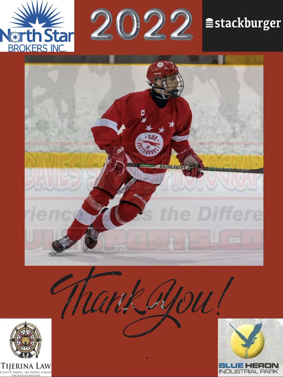 GaryRoach75's tweet photo. Last home game of the season today 3pm @ GFL for Evan &amp; his U18 Jr Greyhounds!!! Big thank you to Evan’s sponsors this season Stackburger, Northstar Brokers, Tijerna Law &amp; BBI. https://t.co/ywBb1VApZq