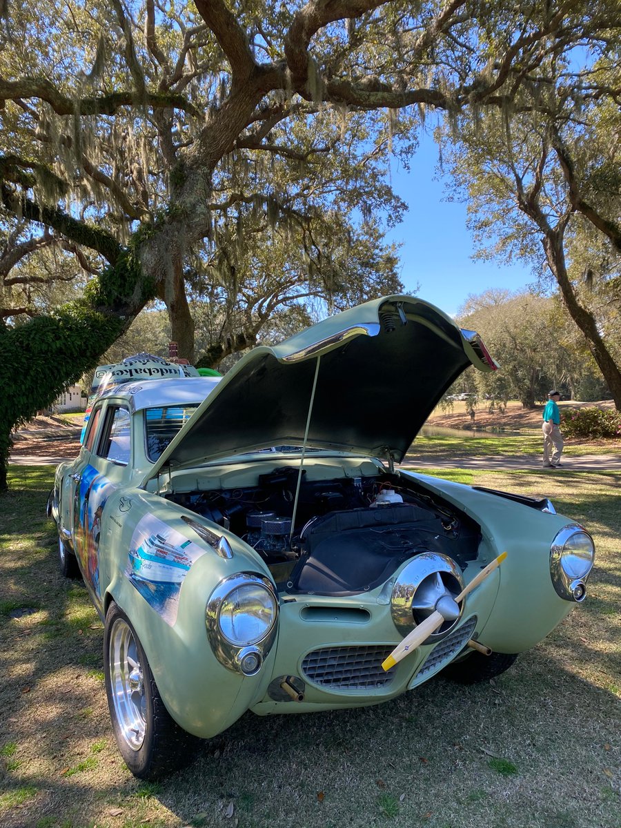 cademuseum's tweet photo. We found another Studebaker at @AmeliaConcours! Though this one is just a little bit different than the ones in the Cade’s collections 😆.
#Studebaker #Councours https://t.co/ax9WxayqMg