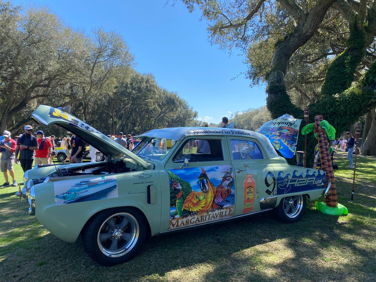 cademuseum's tweet photo. We found another Studebaker at @AmeliaConcours! Though this one is just a little bit different than the ones in the Cade’s collections 😆.
#Studebaker #Councours https://t.co/ax9WxayqMg