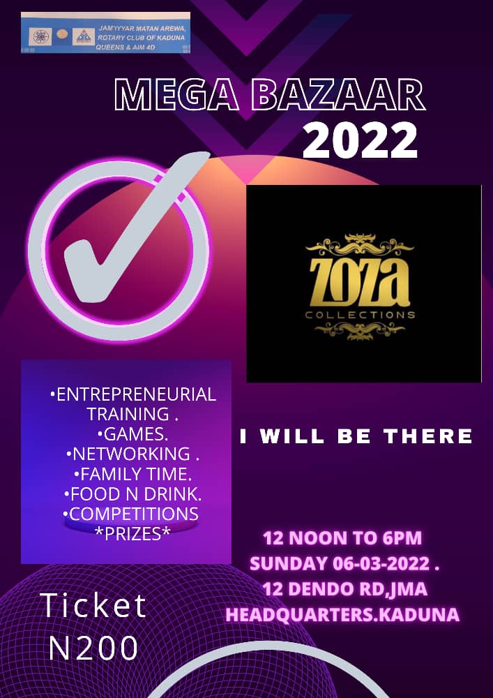 zozacollection's tweet photo. Tell a friend to tell a friend
Come enjoy 20%discount 💃💃💃💃💃💃💃🛍️
Kindly RT
#megabazaar2022
#kadunavendors
#kadunatwittercommunity
#kaduna https://t.co/5eMcaK8hP9