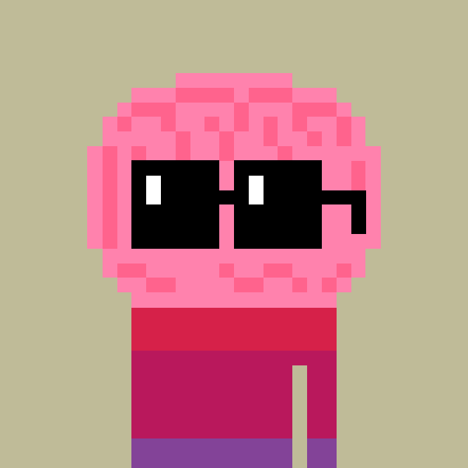 Today's Phoun of the day is #2348, a Red-Pink Brain with Full Black glasses!🧠

Drop your favorite cc0 project below👇