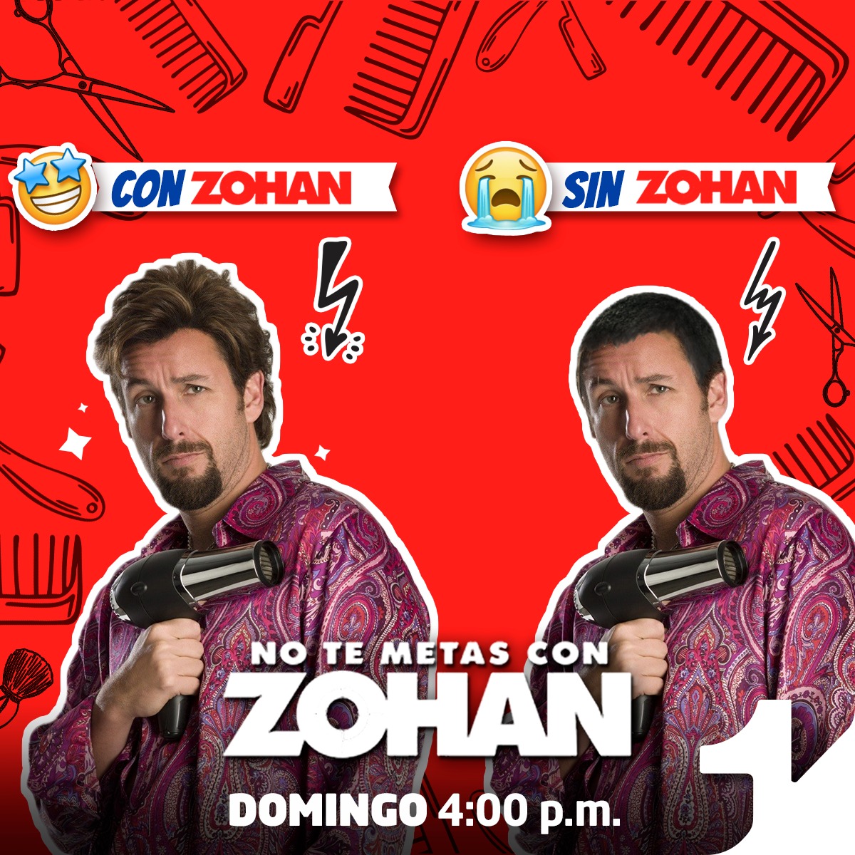 Canal1_Col's tweet photo. #FindesConEl1 El mejor soldado de todos los tiempos, descubrirá que tiene un gran talento oculto.
Mañana a las 4:00 pm #NoTeMetasConZohan https://t.co/kk3IePs7na