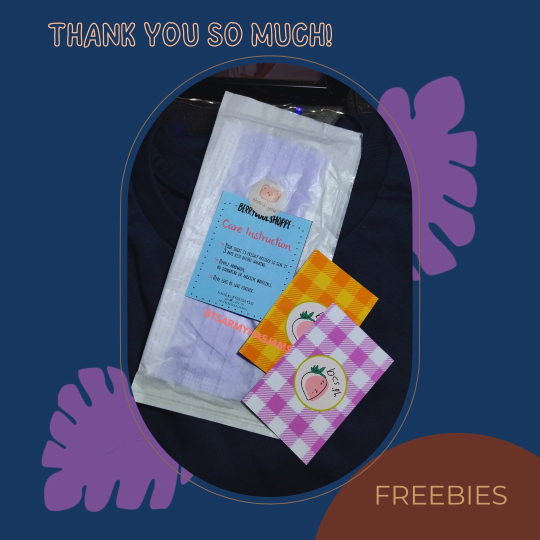 #TaeGukzPapels
꒰ Inspired DalBang Yoongi Robe Tee ꒱

The whole package is so nakakakilig!
Cute ng mga pa-stickers nya sa packaging!
I have a shirt na perfect sa bday ni Yoongi!
I love it din the freebies 😍
<a href="/berrycoolshoppe/">bcs.ph⁷</a> thank you!

#윤기 #SUGA #YOONGI
#BTS #방탄소년단
