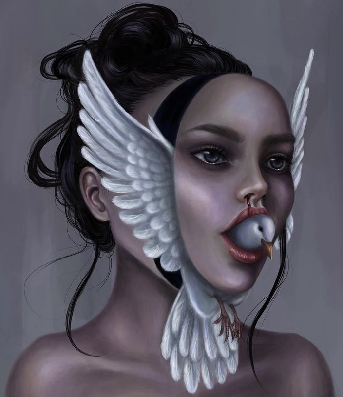 mae_nymfa's tweet photo. 🕊P E A C E 🕊

I dedicate this painting to all the people who desperately want to experience peace. 🙏

#peace #stopwar #surrealart #ukrainewar #WomenInNFTs #ArtistOnTwitter #ArtistaSocial https://t.co/J7eto0F0a8