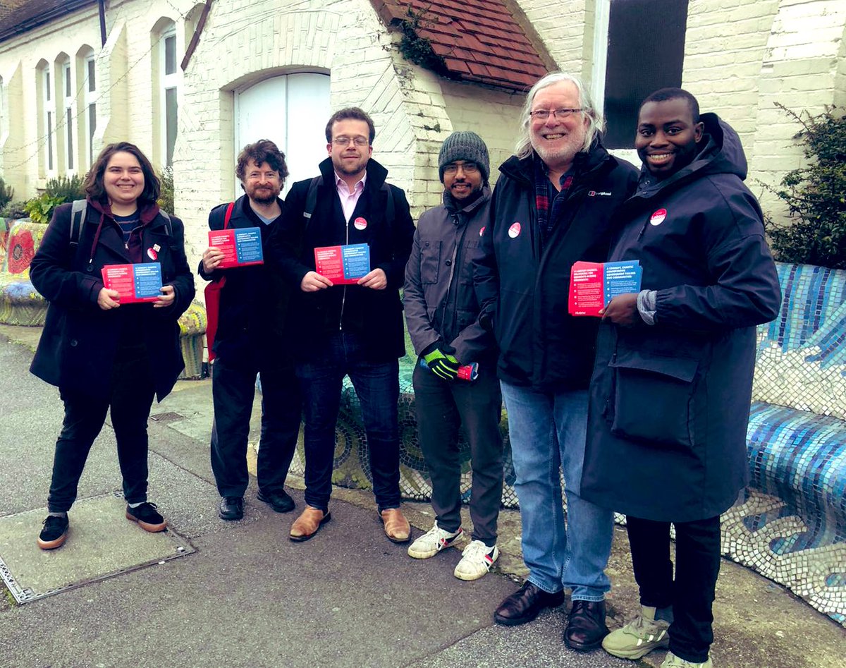 Despite the weather we had a very warm reception on the doorsteps of #GreenwichPeninsula with <a href="/Will_nicholas/">Nick Williams</a> <a href="/MrOkereke/">Cllr Anthony Okereke</a> <a href="/aidanmasmith/">Aidan Smith</a> <a href="/MajidurR/">Majid Rahman</a>. Really great conversations with residents 🗳🌹