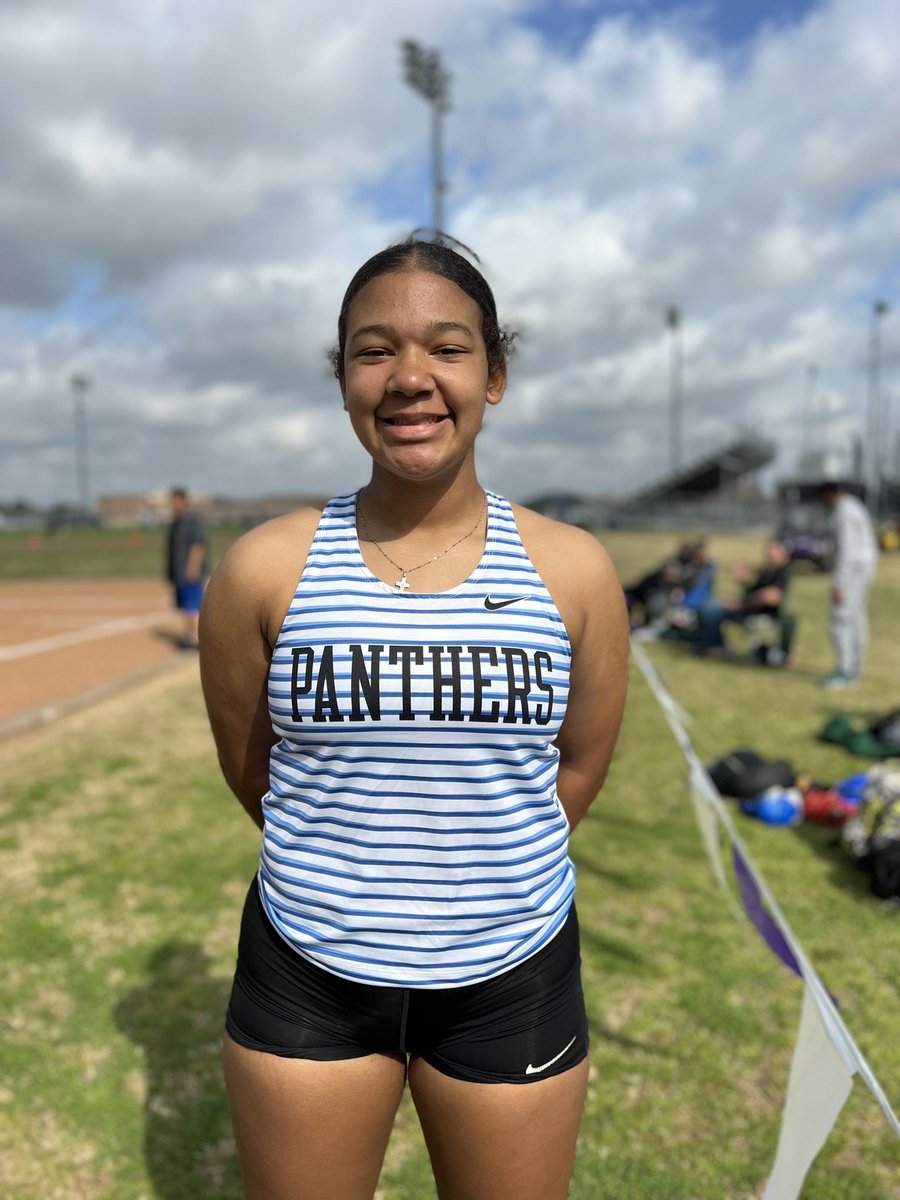 PaetowXC_TF's tweet photo. Clap it up for Carsyn Jefferson!!!
Breaking the Discus school record with a 109’5 shattering the old record by 16 feet!! https://t.co/3cjLSXeOFZ