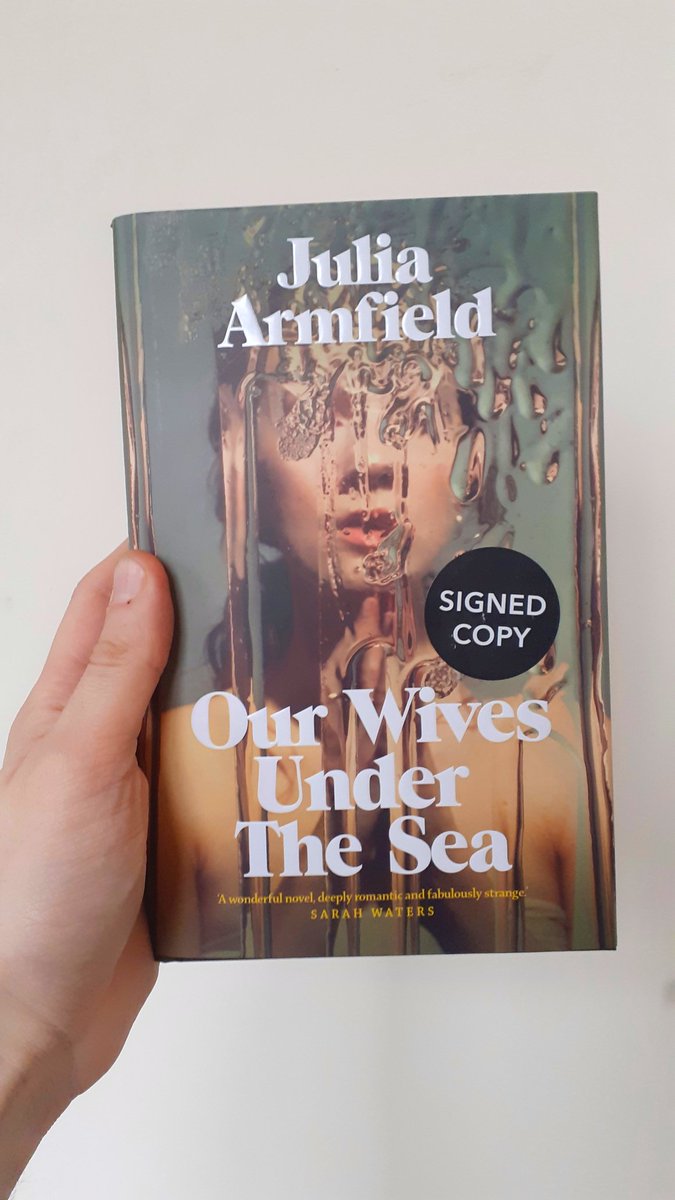 I treated myself to #OurWivesUnderTheSea by @JuliaArmfield. I've heard a crazy amount of good things about this. I cant wait to read it. Review to follow. 🌊💙