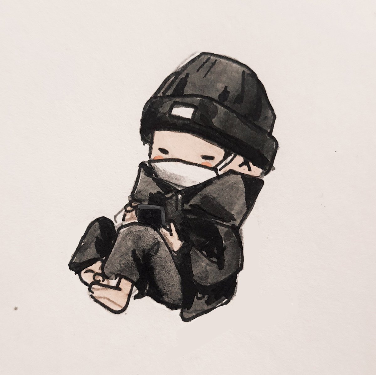 namseokgay's tweet photo. it was such a cute pic i couldnt resist drawing this... https://t.co/JskPSQFxrS