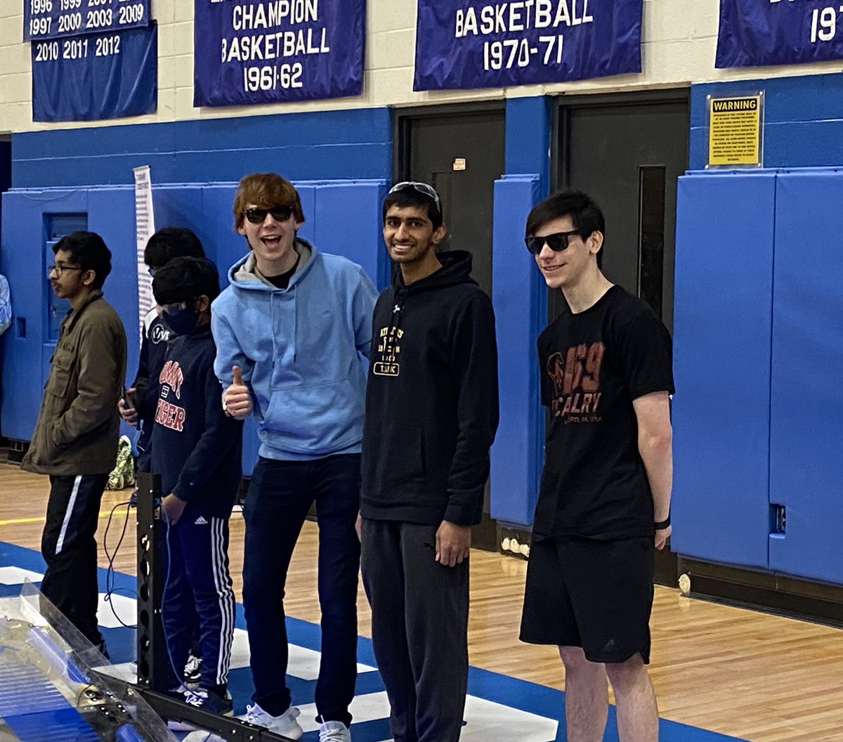 HaverfordRobots's tweet photo. Coming out of the lunch break the Cavalry are in full gallop. Lots still to play for but the energy is growing. 169Z are also looking sharp in their sunglasses! #gofords https://t.co/EADxRJlkzn