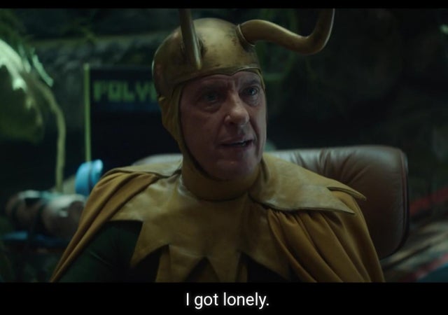 QuidVacuo's tweet photo. Acabo de leer esto y estoy triste y le doy totalmente la razón.

"La razón por la que Classic Loki era tan poderoso fue porque enfrentó su peor miedo: la soledad" https://t.co/npHNObMDK1