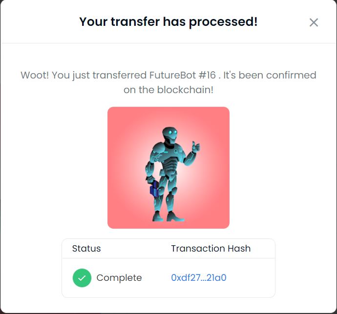 DNFTguy's tweet photo. @Vaeynnft Congrats to the winner 🎉🎉🎉✌️✌️🤖🤖🤖🤖🤖🤖🤖
@Vaeynnft Please share it and let people know about our successful giveaway and thank you for your support 
Follow us guys

#NFTs #nftgiveaway #nftcommunity #nftcollector #nftart https://t.co/s7Yol9gIo2
