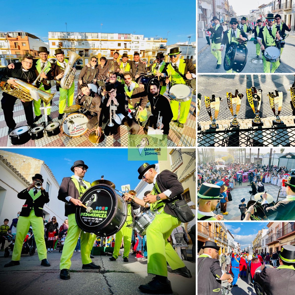Presentamos nuestra segunda actuación de hoy y última del fin de semana, celebrada en “Rociana”. Volvemos a esta gran localidad, para realizar su desfile de carnaval y entrega de premios al mejor disfraz. ¡Gracias!
  
#CharangaDisonancia2022
#20añosdandolanota 
#Arribalosverdes