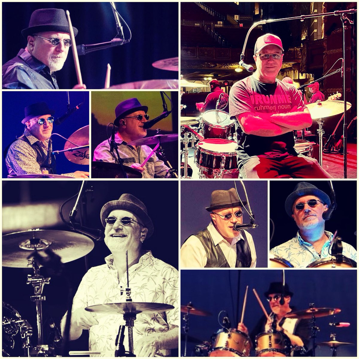 Today’s BOTE photo montage features our singing drummer, Marc R. Hoffman, doing the Henley thing. Stay tuned for another band member, tomorrow! #bestoftheeagles, #bote, #eaglestribute, #eaglestributeshow, #eaglesmusic, #livemusic, #liveconcert, #rockmusic, #70smusic