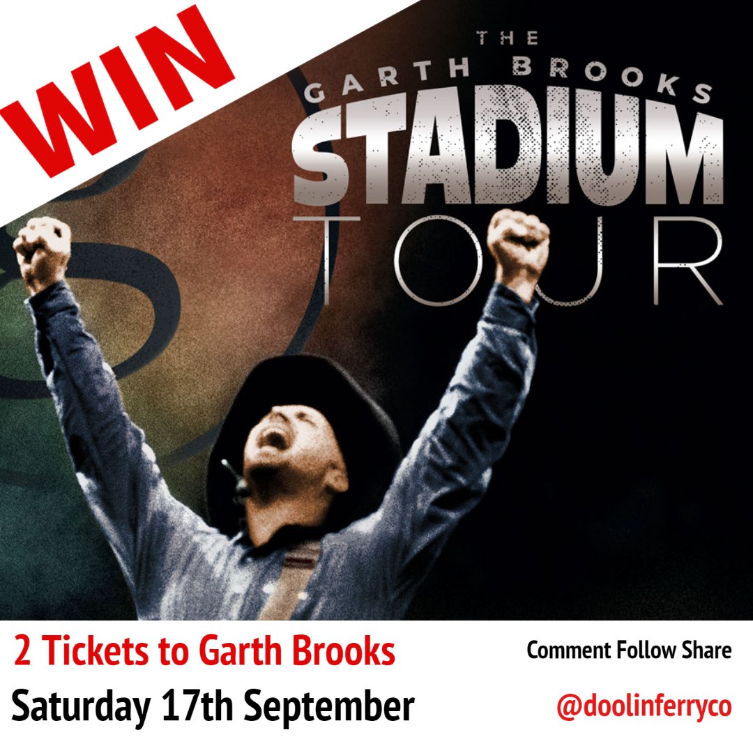 DoolinFerry's tweet photo. We're kickin' off the season with a TWANG 🤠!  To celebrate the long wait 😉 we have 2 Garth Brooks Tickets for Sat.,17th of Sept 2022 in Croke Park to win! Visit https://t.co/hencJnmIP7 or our Insta to enter 👏❗ 
#DoolinFerry #AranIslands #Giveaway #competitions #yeehaw #doolin https://t.co/s4U654SJpM