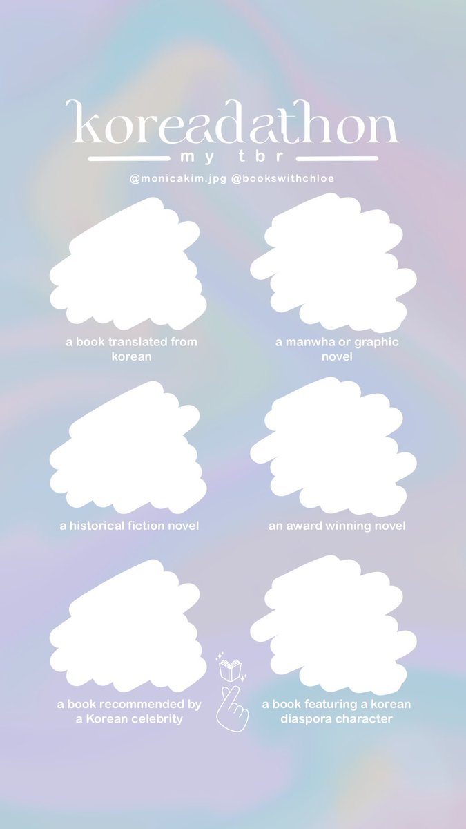 koreadathon day 1 is SO SOON!! here’s a cute lil story template to share your tbr! 💞