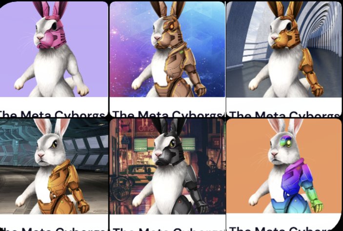mlkappa1's tweet photo. My meta cyborgs army!
#MetaCyborgs #NFTs
#EbisusBay #crofam https://t.co/DrqTP2saJn