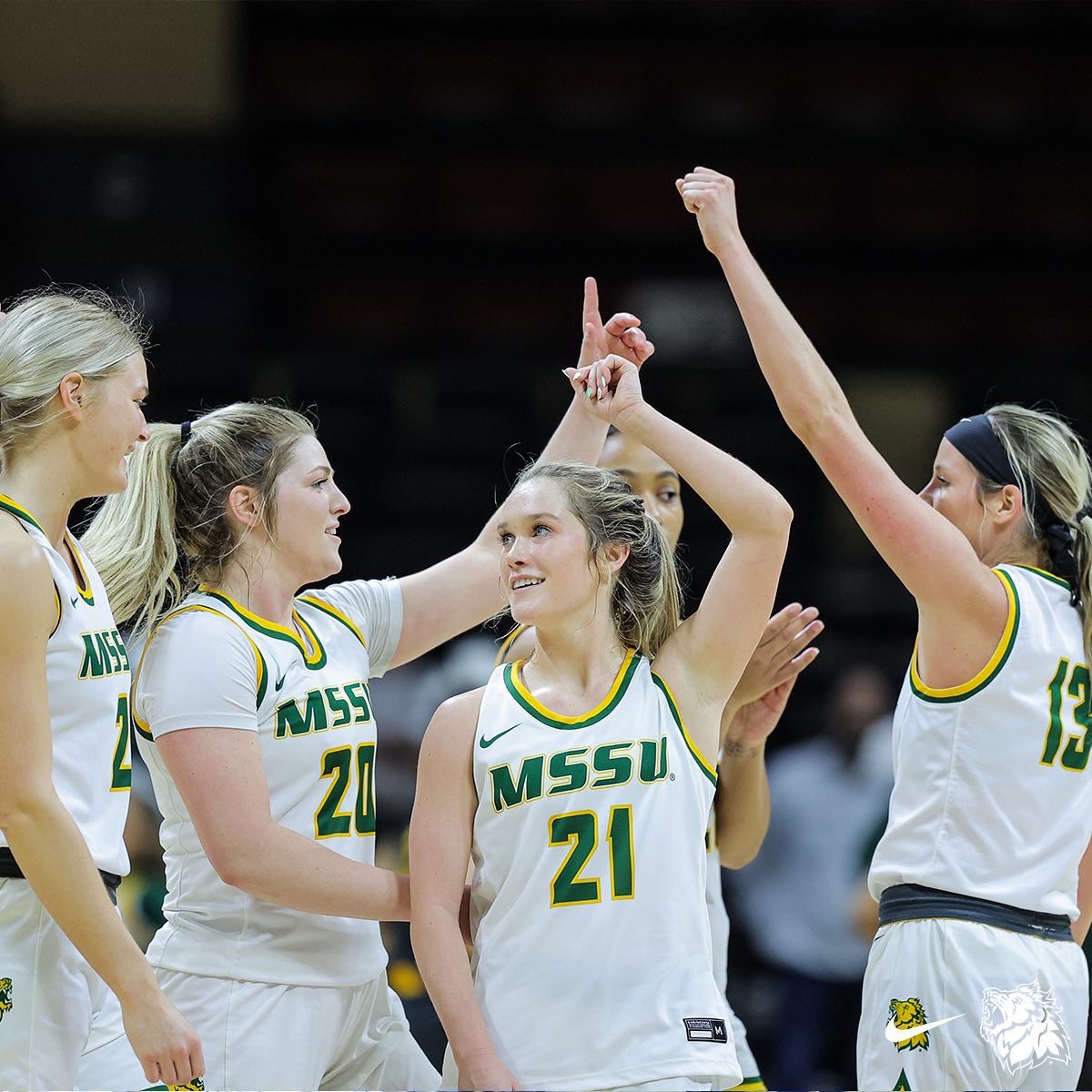 MssuWbb's tweet photo. Your Lions will be taking on the Tigers of Fort Hays State University tomorrow for the MIAA Tournament Championship at 1pm! #WhyNot #LetsRoar 🦁 https://t.co/DcMjXvCnHm