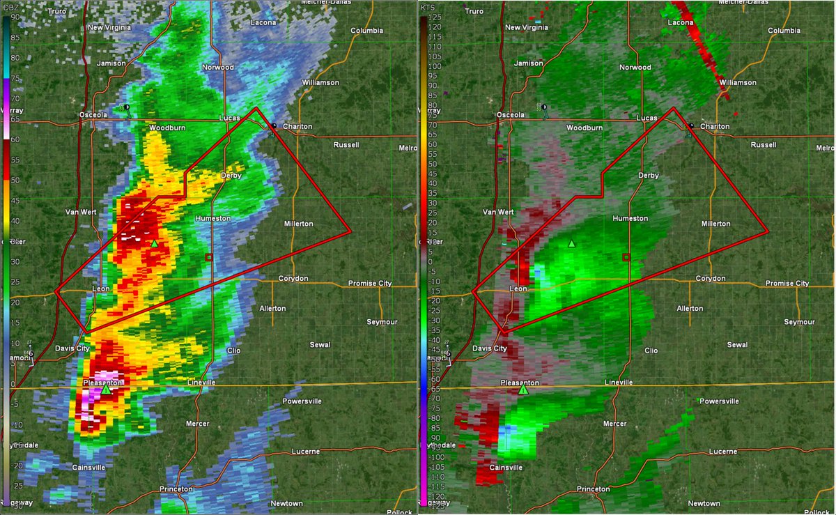 NWSDesMoines's tweet photo. 3/5/2022: TORNADO WARNING in effect until 5:30PM CST for portions of Lucas, Decatur, and Wayne county.
CONFIRMED TORNADO with this storm. SEEK SHELTER IMMEDIATELY #iawx https://t.co/uYh7VC1hxU