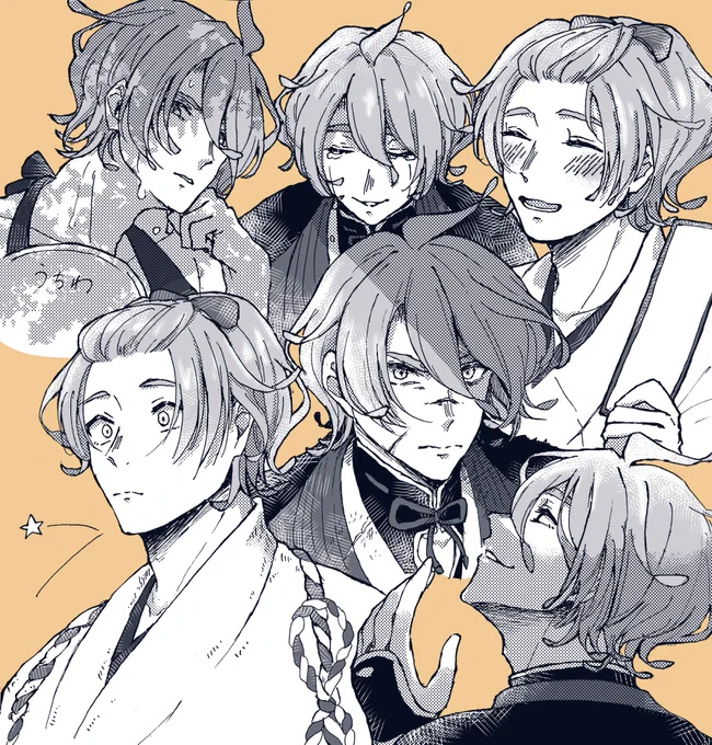 #3月6日は歌仙兼定の日 #歌仙の日 
(再掲)
いつまでも健やかに過ごせ… 