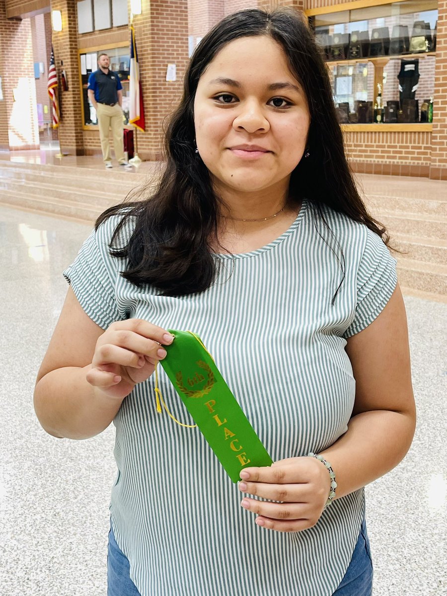 Check out my number crunchers! Lillian Welch placed 3rd and Griselda Landa placed 6th. Our team, including Katie Funk, placed 3rd! #accountingrules #gisdgr8ness