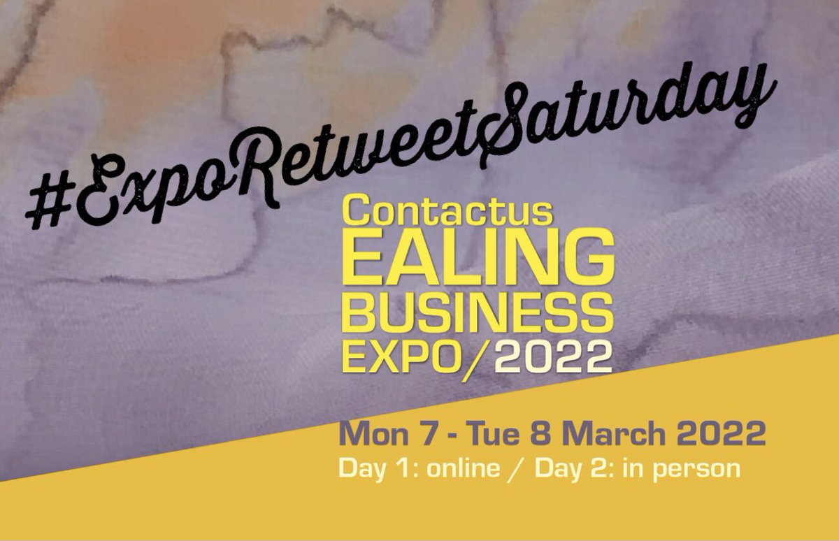It’s #ExpoRetweetSaturday - time for a bit of #gettingtoknowyou

Over the next half hour or so, we’ll be retweeting posts from our exhibitors, sponsors, panel hosts and advertisers, so you’ll recognise them when you meet up with them at #EalingBizExpo this week on 7 - 8 March