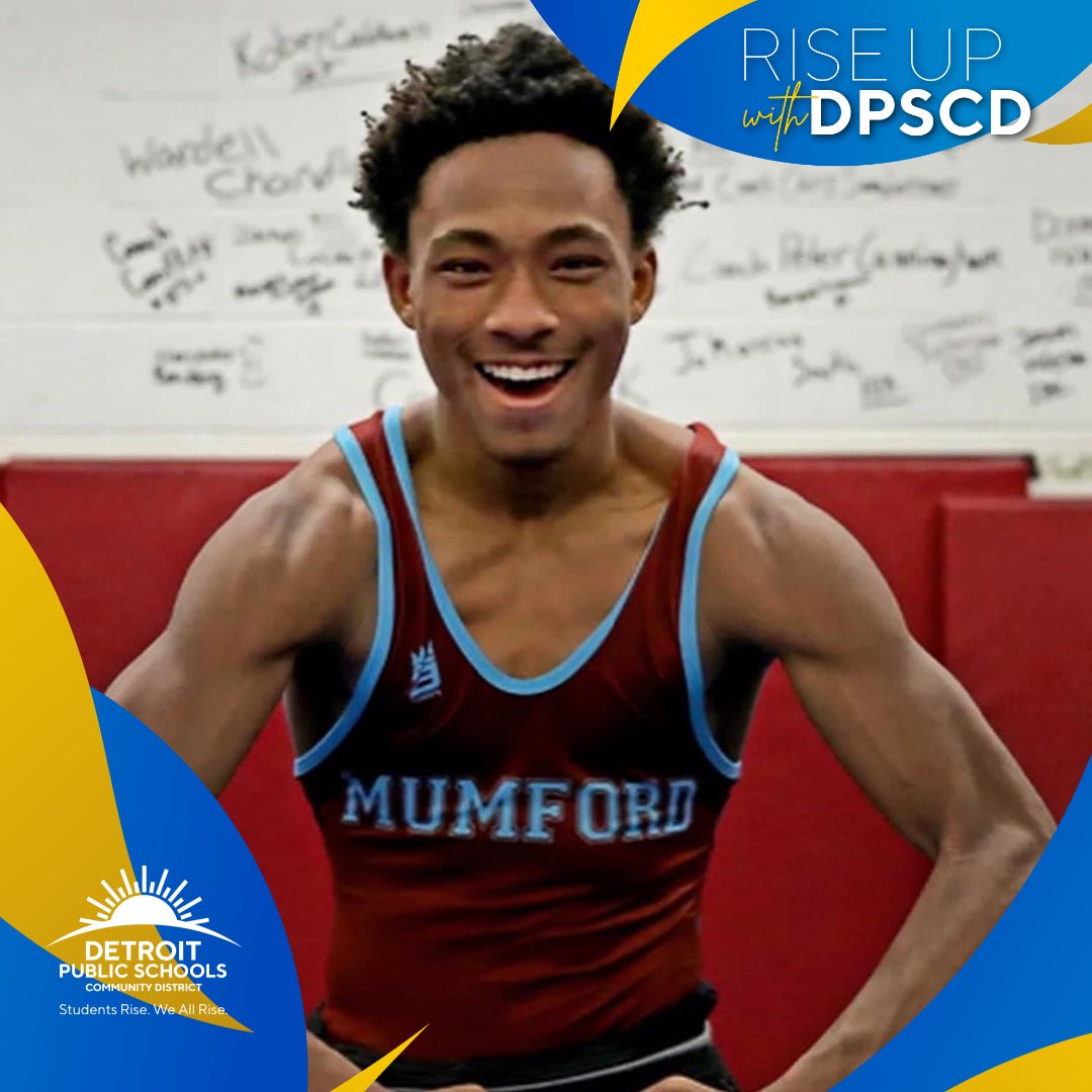 DPSCommunityDistrict (@detroitk12) on Twitter photo Congratulations to Ja’Marcus Smith of <a href="/Mumford_HS/">Mumford High School</a> <a href="/DpscdA/">DPSCD Athletics</a> who made history today as the first DPSCD athlete to win a state championship for wrestling! #DYK <a href="/Mumford_HS/">Mumford High School</a> is the only PSL school with a wrestling team? #DPSCDproud #RISEUPwithDPSCD #TheRiseContinues Congratulations to Ja’Marcus Smith of <a href="/Mumford_HS/">Mumford High School</a> <a href="/DpscdA/">DPSCD Athletics</a> who made history today as the first DPSCD athlete to win a state championship for wrestling! #DYK <a href="/Mumford_HS/">Mumford High School</a> is the only PSL school with a wrestling team? #DPSCDproud #RISEUPwithDPSCD #TheRiseContinues