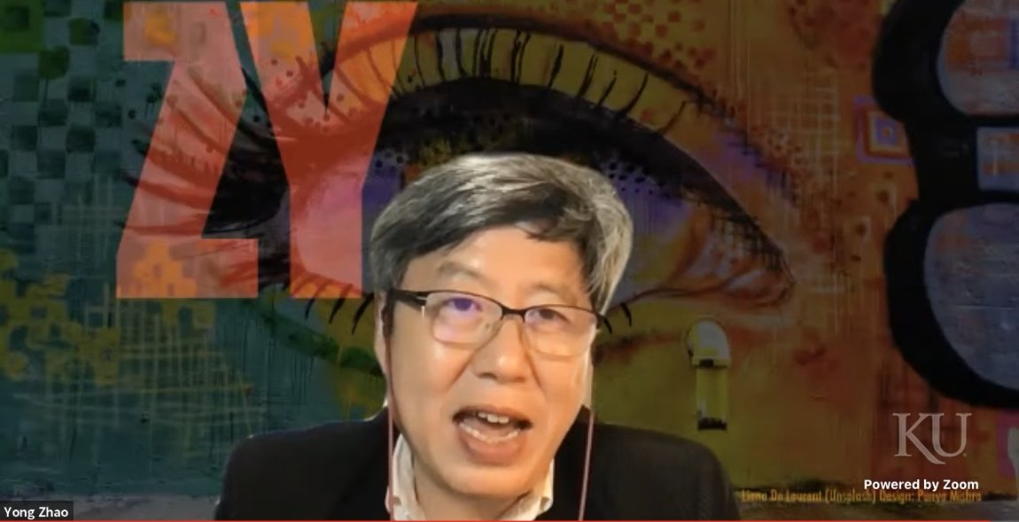 mlobrien1's tweet image. .@YongZhaoEd &quot;Why ask students what education they want? How can they know when they only have one experience of education? What research have they done?&quot; 

Students don&apos;t know, what you don&apos;t know!  #silverliningforlearning