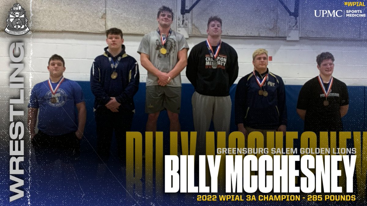 wpial7's tweet photo. 𝐖𝐏𝐈𝐀𝐋 𝟑𝐀 𝐖𝐫𝐞𝐬𝐭𝐥𝐢𝐧𝐠 𝐂𝐡𝐚𝐦𝐩𝐢𝐨𝐧 - 𝟐𝟖𝟓 𝐏𝐨𝐮𝐧𝐝𝐬

🥇 Billy McChesney (@GS_SportsUpdate)
🥈 Noah Tustin (@WBG_RAIDERS)
🥉 Stone Joseph (Kiski Area)

#WPIAL | 🤼🏆 https://t.co/FnhnyOTWGB