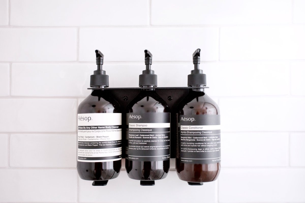 Soap is always included. We rotate high end soap products for the most luxurious showers. Right now we are featuring shampoo, conditioner and body wash from one of our favourites <a href="/aesopskincare/">Aesop</a> 🧼 Shower caddy from our friends at <a href="/acehotelshop/">Ace Hotel Shop</a>