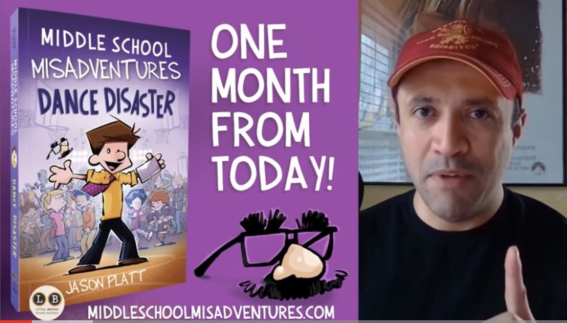 mrandmecomic's tweet photo. Middle School Misadventures: Dance Disaster comes out in 1 month!
Listen to me babble about it here!
https://t.co/e19NrxoSMO
#middleschoolmisadventures #dancedisaster #kidlit #mglit #books #reading #mggraphicnovel #jasonplatt #kidlitart #LBYR https://t.co/bCoaVoJ7dO