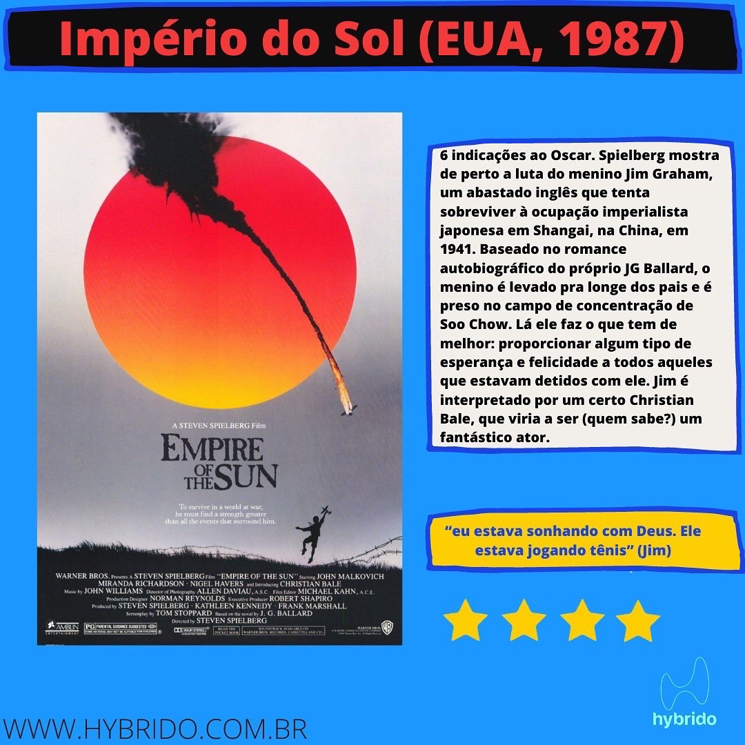 desalgoritmo's tweet photo. E essa listinha de filmes do #Stevenspielberg que o @PauloAmaralPG preparou? Olhem: https://t.co/VRFNcyv7YW