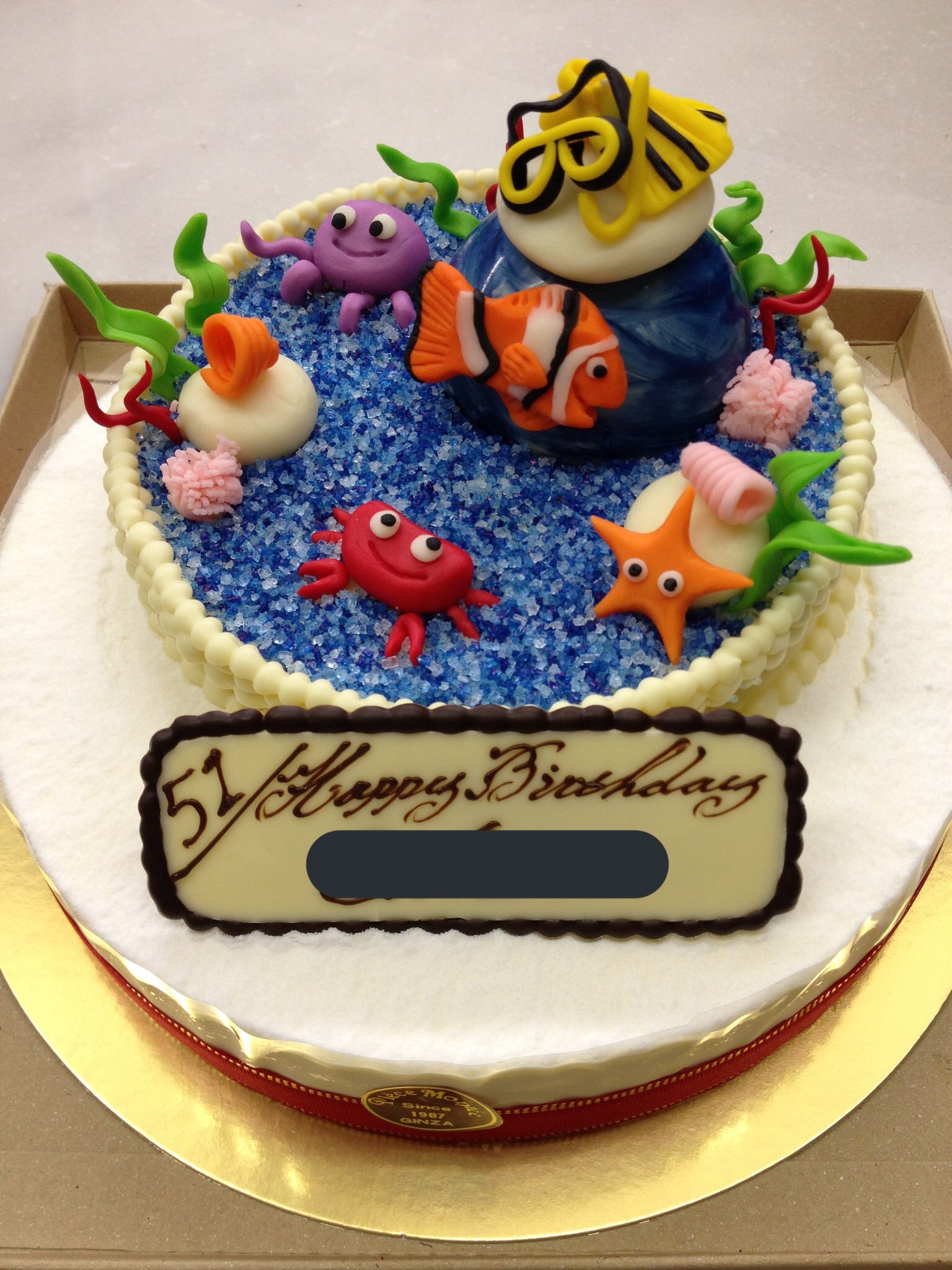 تويتر 下村 昌輝 銀座 ピエス モンテ على تويتر うみが好きな子供への誕生日ケーキです 銀座 ピエスモンテ バースデイ ケーキ 誕生日 T Co Efahv6tgfz