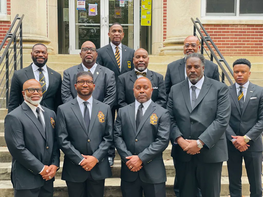 ael1927's tweet photo. We're excited to announce the newest members to Alpha Phi Alpha Fraternity, Inc. via the 127th House! Help us congratulate these Brothers!
1. Brother Michael Harper
2. Brother Terrence Brimfield
3. Brother CJ Rhodes
4. Brother Ison Harris
#APA1906Network #MSAlphas #ThisIsAEL https://t.co/DYwexh1tdH