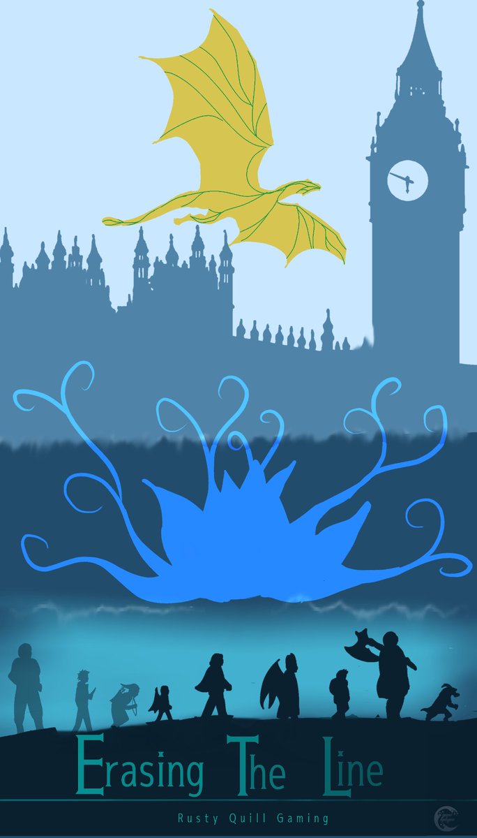 YamiKakyuu's tweet image. Here's my piece for @TOWGA_ ! So much fun to work on for #RQG