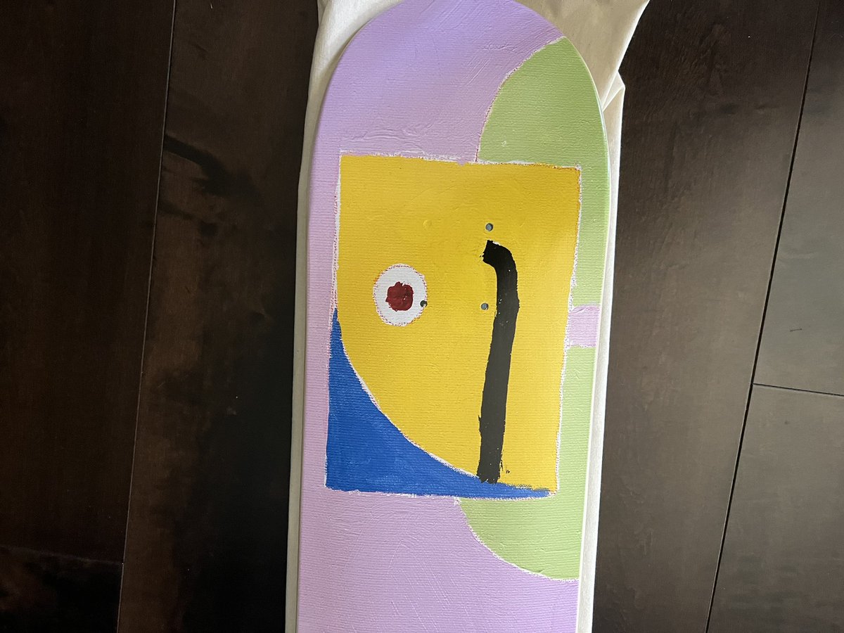 roboshima's tweet photo. “If you can be not afraid to be laughed at, you could do so many things” - Mark Gonzales
I’m stoked to get my hands on art from legend Mark Gonzales @PlaySkateX @TheSkateroom #skateboarding #MarkGonzalez https://t.co/uuYV9kMhkd