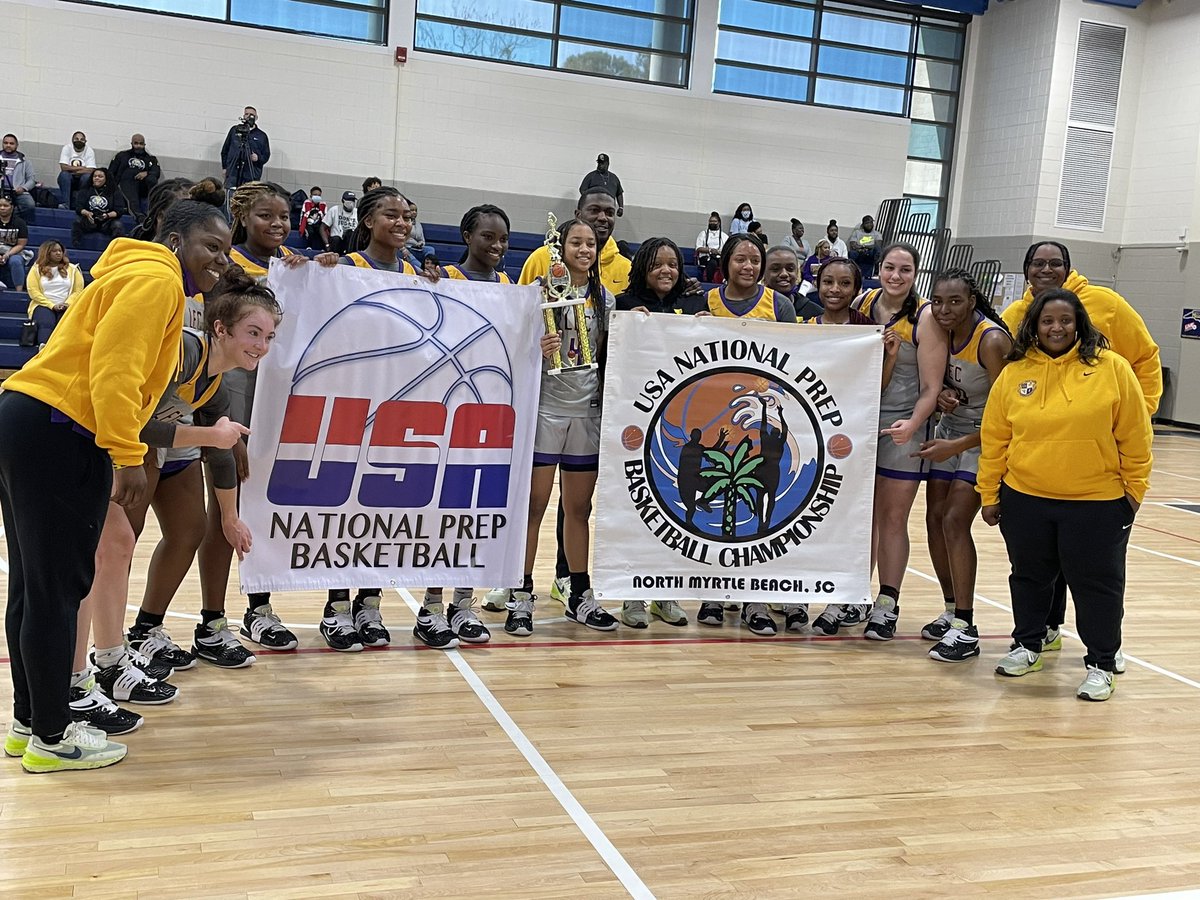 Legacy Early College wins the USA NATIONAL PREP in North Myrtle Beach.  The Lady Lions defeat Quality Education.