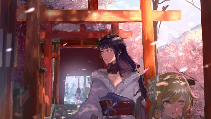 #一心浄土雷電将軍  #原神 #RaidenShogun 
「……?」 